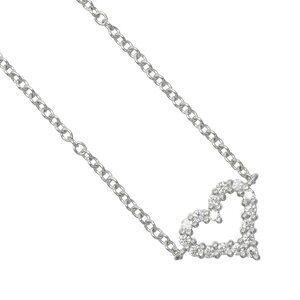 TIFFANY&Co. Sentimental heart Necklace Extra mini Pt950Platinum/diamond 2....